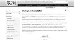Desktop Screenshot of catalog.polk.edu