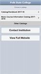 Mobile Screenshot of catalog.polk.edu